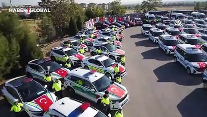 Polis ve jandarmaya 141 yeni araç