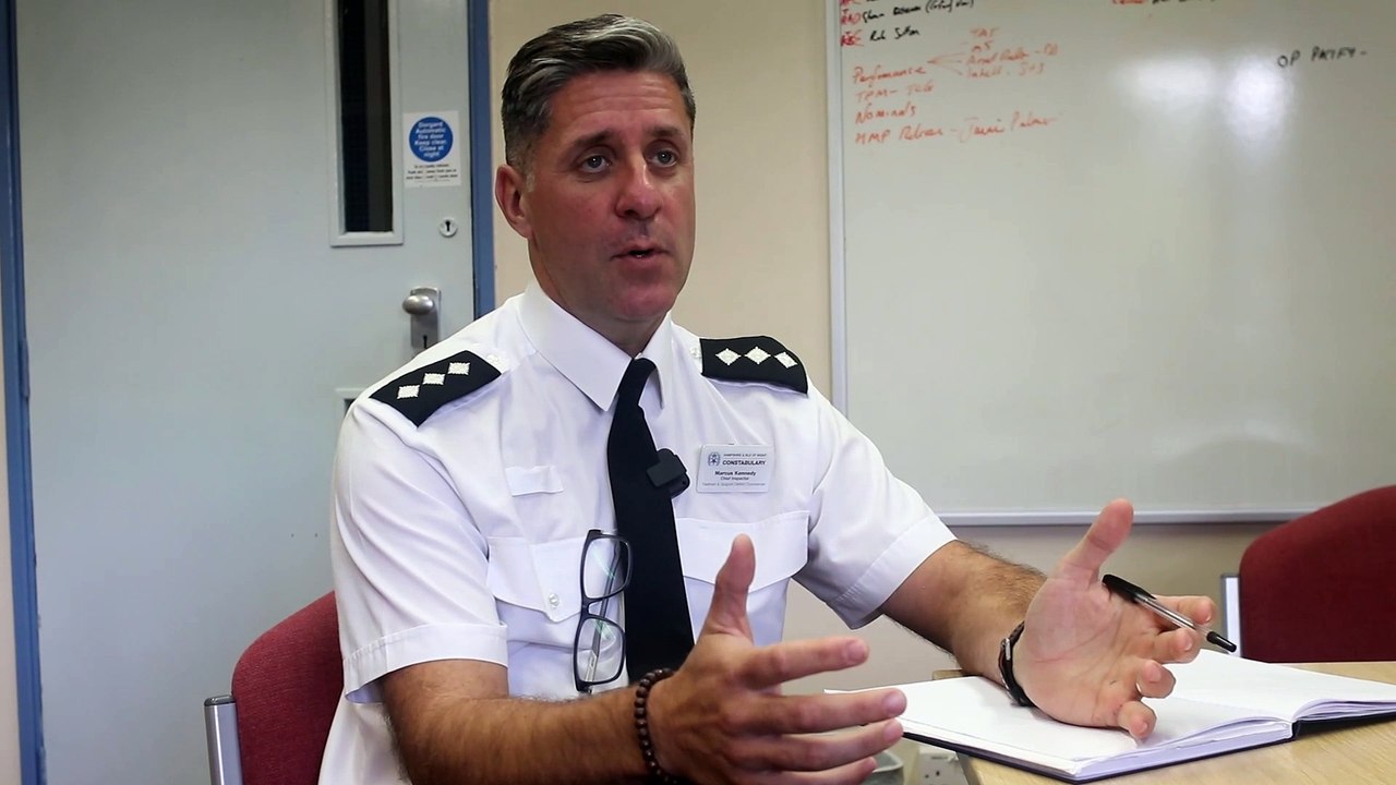 Interview new Fareham & Gosport Police Commander, Marcus Kennedy at Fareham