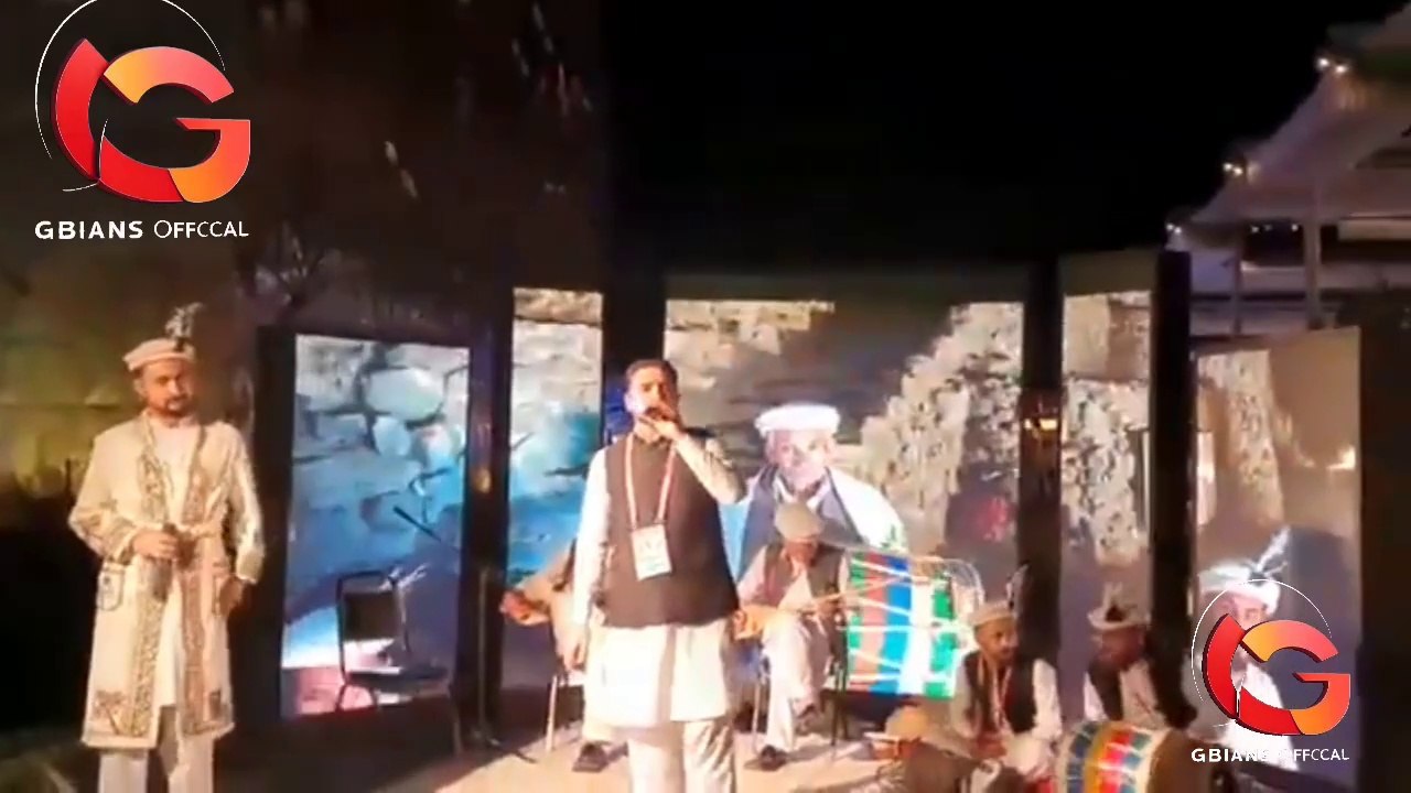 Toba Thamus | Shina song Perform in Dubai live | Rashid Iqbal Rashid & Raja babar
