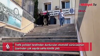 Durdurulan otomobilden sahte MİT'çi çıktı! Kimlikler polisleri şaşkına uğrattı