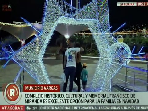La Guaira | Plaza Francisco de Miranda se llena de luces y alegría en estas fiestas navideñas