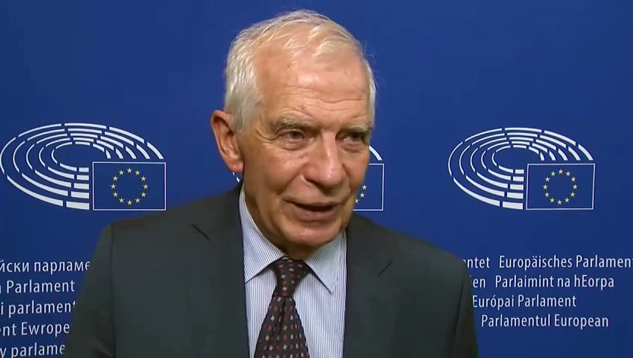 Borrell defiende la necesidad de dar "menos armas" a Israel