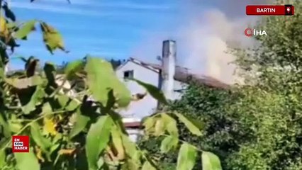 Bartın'da tarihi camide yangın çıktı