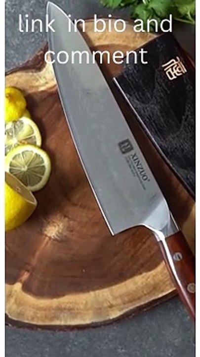 Chef Knife Japanese Pro 8 Inch Kitchen Knife High Carbon Stainless Steel  Damascus knife a