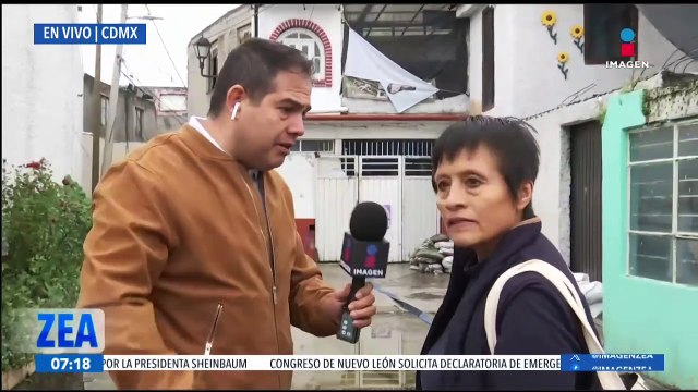 Lluvias provocan inundaciones en la alcaldía Xochimilco, CDMX