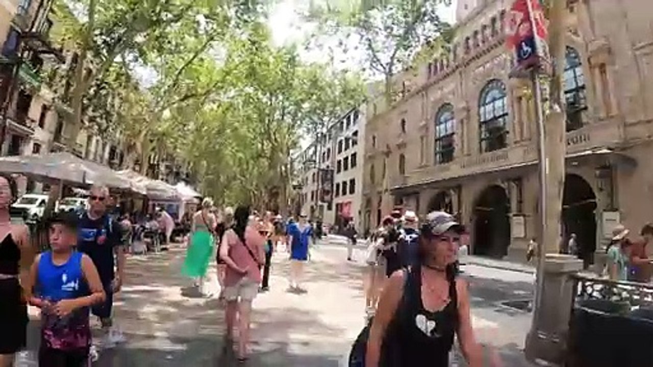 How is Barcelona's Summer Magic | La Rambla Experience | July  2024 4K