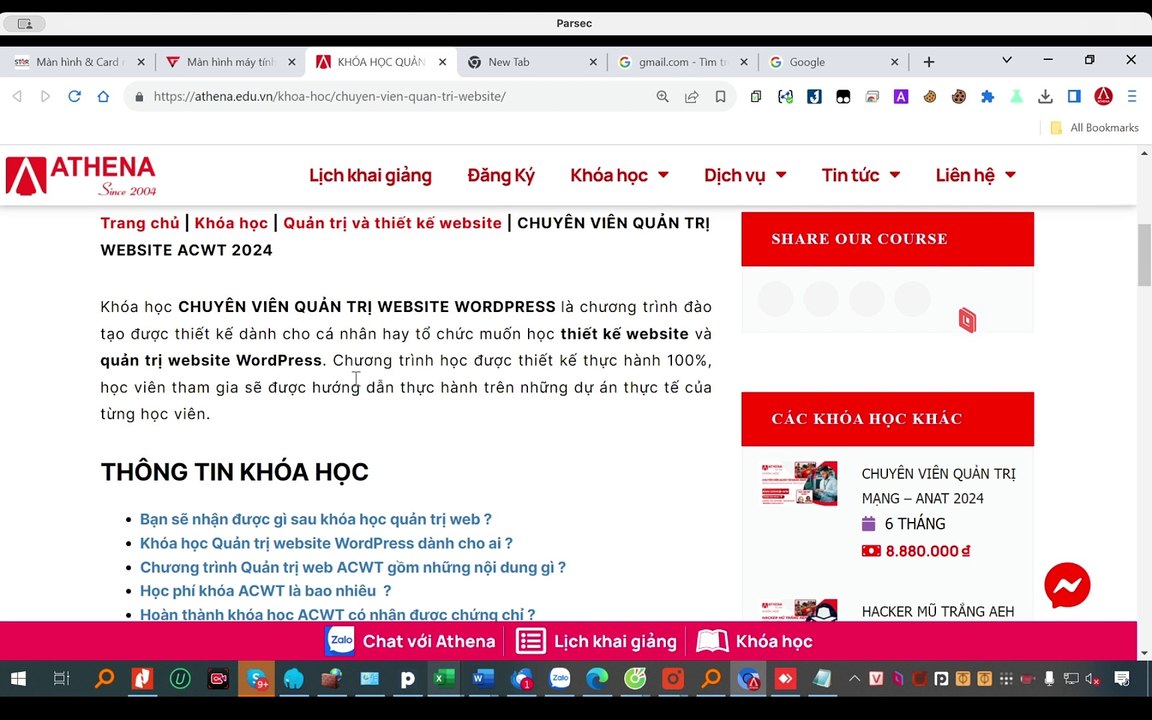 Thiết lập cơ bản website ban đầu
