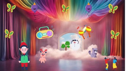 Beautiful Kids School Song | Rainbow Friends video | Kids song