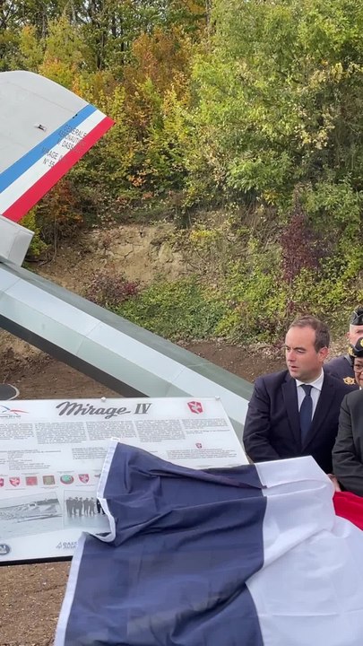 Sébastien Lecornu à Colombey-les-Deux-Eglises pour les 60 ans des Forces aériennes stratégiques (FAS)