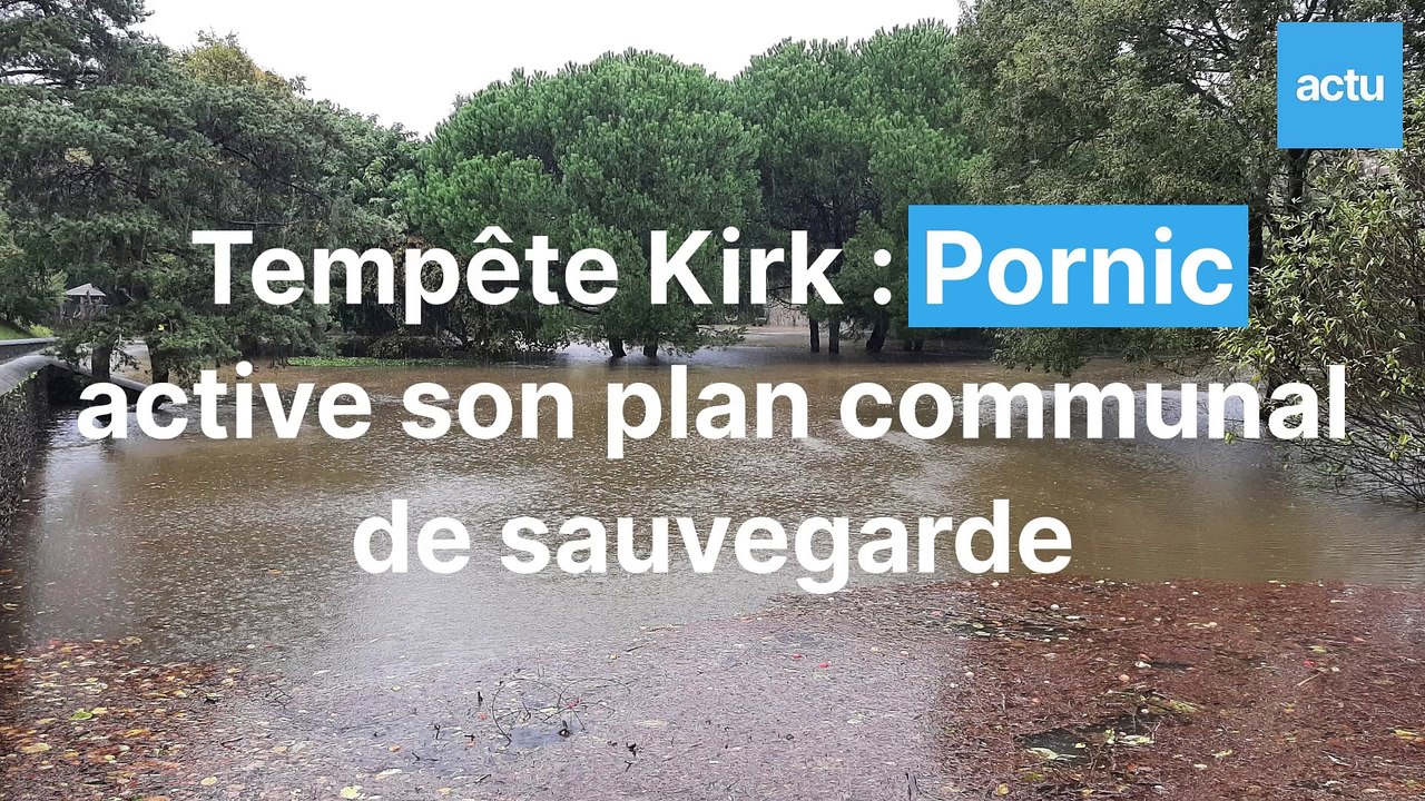 Tempête Kirk à Pornic : les images des inondations