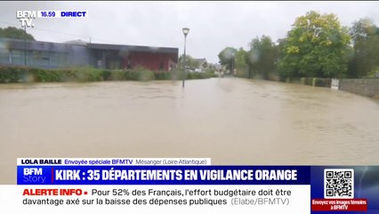 "Ce n'est jamais arrivé par le passé": La ville de Mésanger touchée par les inondations