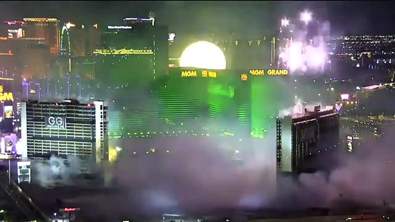 implosion del Tropicana de las Vegas