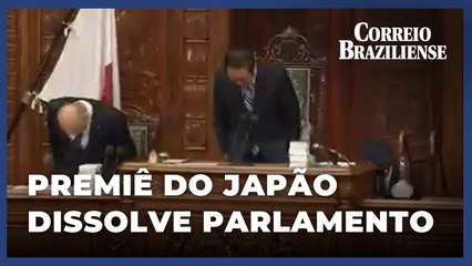 Primeiro-ministro do Japão anuncia dissolução do Parlamento