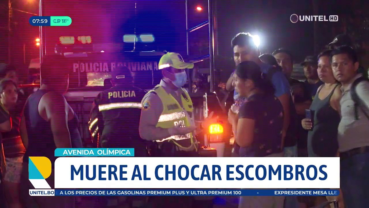 Identifican al motociclista que murió tras chocar contra promontorio de tierra en una avenida que está siendo asfaltada