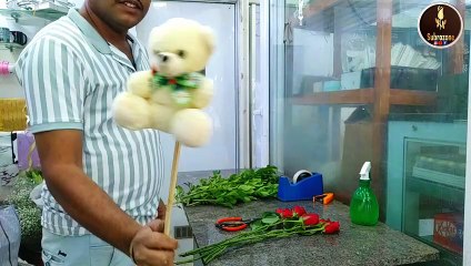 DIY Teddy Bear Bouquet With Flowers - How to Make a Cute Gift
