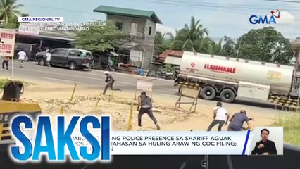 PNP, paiigtingin ang police presence sa Shariff Aguak matapos ang karahasan sa huling araw ng COC filing; 1 patay, 6 sugatan | Saksi