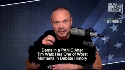 Dems in a PANIC After Tim Walz Has One of Worst Moments in Debate History.//The Dan Bongino Show Clips