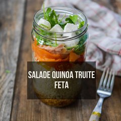 ✨ Salade quinoa, truite & feta