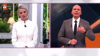 Atv Ana Haber sunucusu Cem Öğretir'in canlı yayında burnu kanadı
