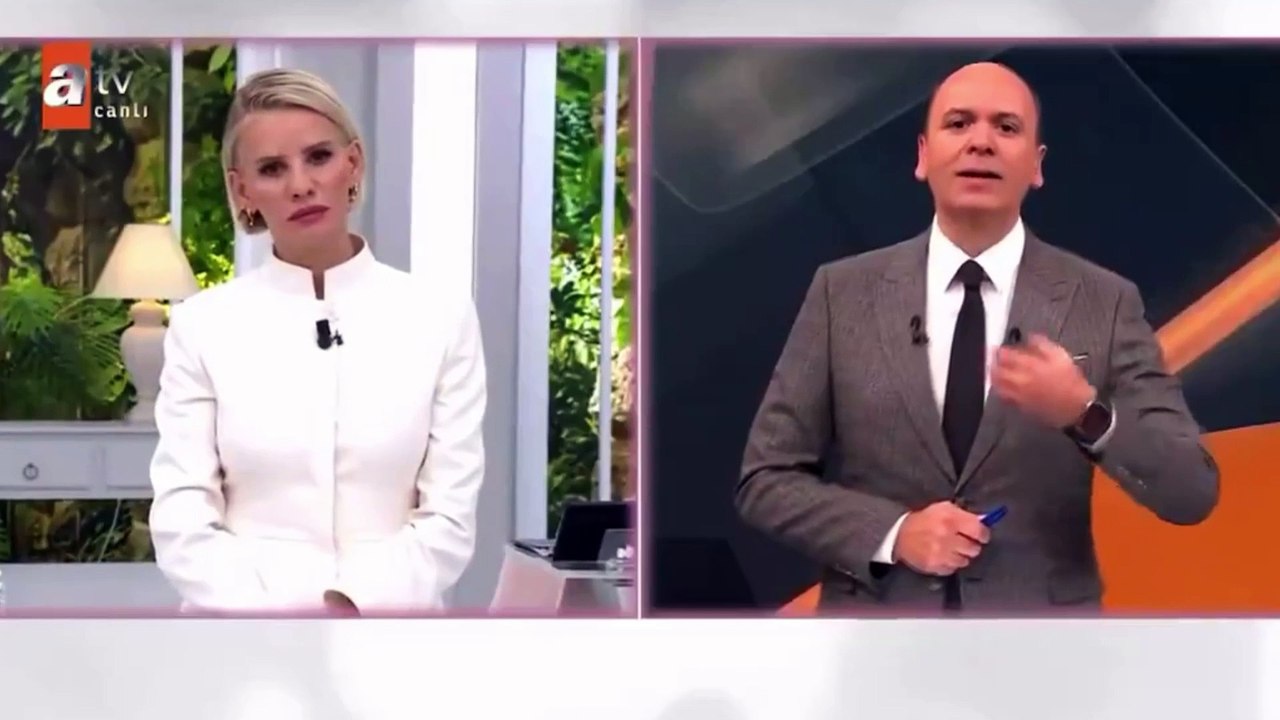 Atv Ana Haber sunucusu Cem Öğretir'in canlı yayında burnu kanadı