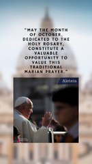 Pope says pray Rosary daily!