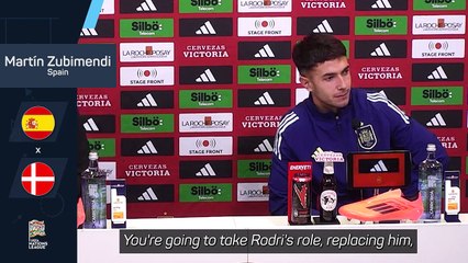 Spain's Zubimendi ready to fill midfield void left by Rodri