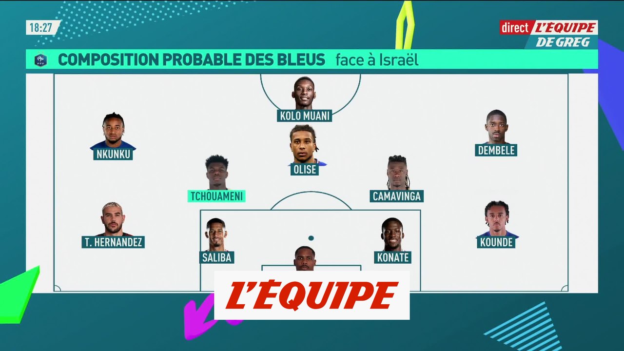Les Bleus avec Nkunku et Kolo Muani contre Israël ? - Foot - Bleus