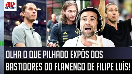 "Uma FONTE FORTE de DENTRO do Flamengo ME FALOU que o Filipe Luís..." OLHA o que Pilhado EXPÔS!