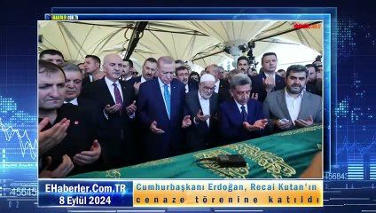 Cumhurbaşkanı Recep Tayyip Erdoğan, Recai Kutan'ın cenaze törenine katıldı