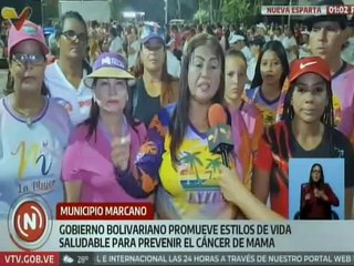 Gobernación de Nueva Esparta promueve el baile libre por el Día Mundial contra el Cáncer de Mama
