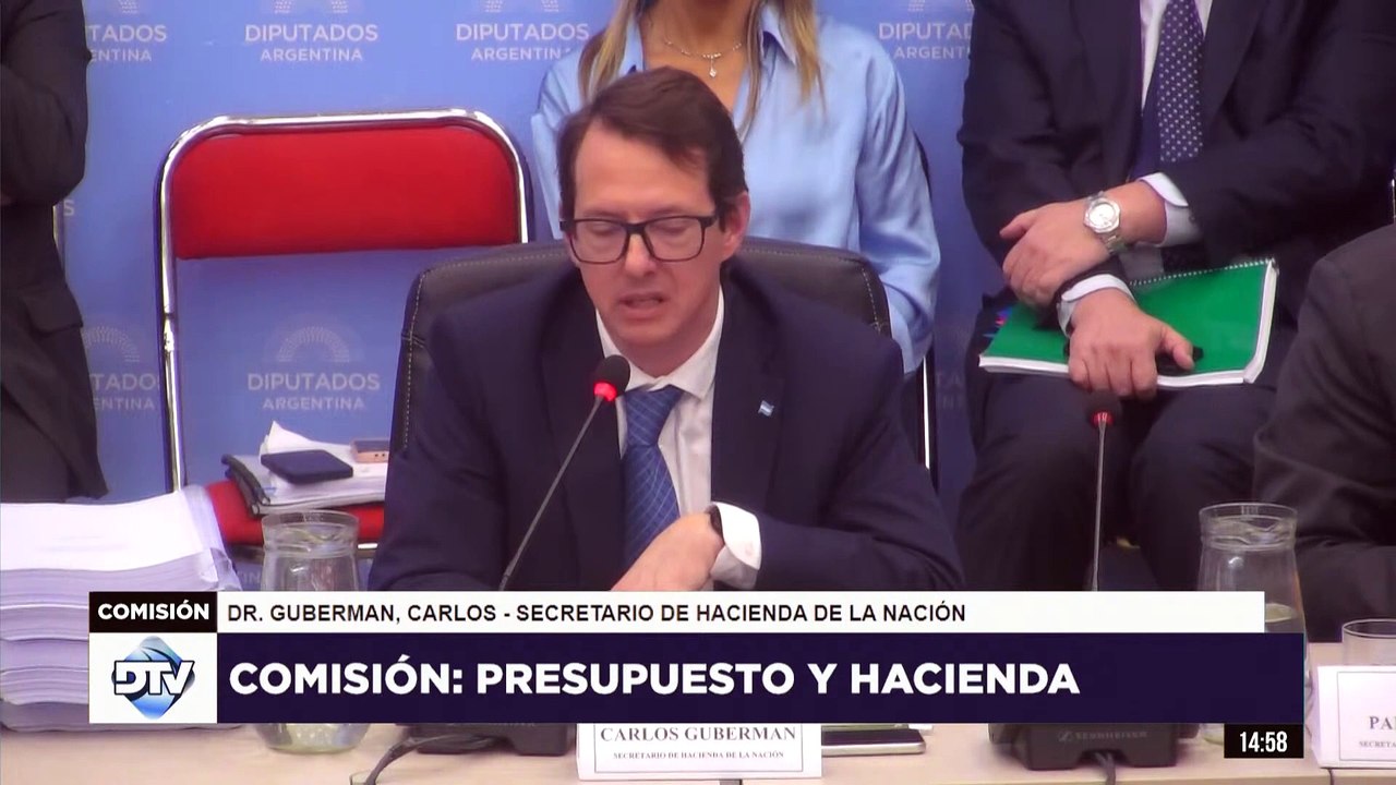 Guberman presentó el presupuesto 2025 en el Anexo de Diputados: "El compromiso es con el equilibrio fiscal"