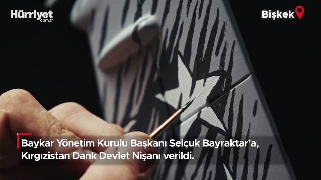 Selçuk Bayraktar’a Kırgızistan’dan Devlet Nişanı
