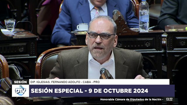 No hay ningún plan de desmantelamiento : Iglesias apuntó al peronismo y a la UCR por romper el ascenso social y discutir cajas