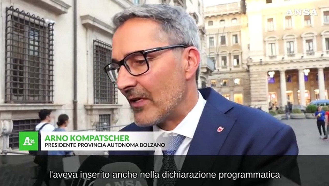 "Statuto del Trentino Alto Adige in Cdm entro novembre"