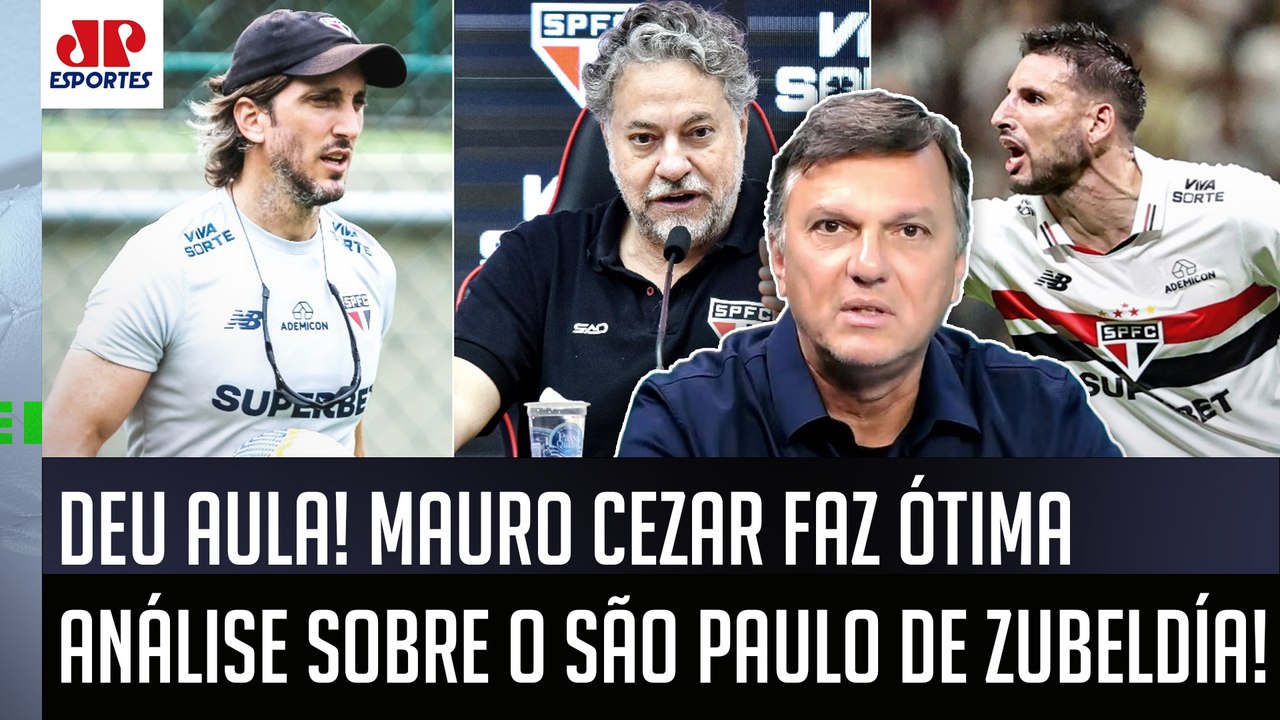 "Pra mim, É A HORA de o São Paulo CONVERSAR com o Zubeldía e..." Mauro Cezar MANDA A REAL!