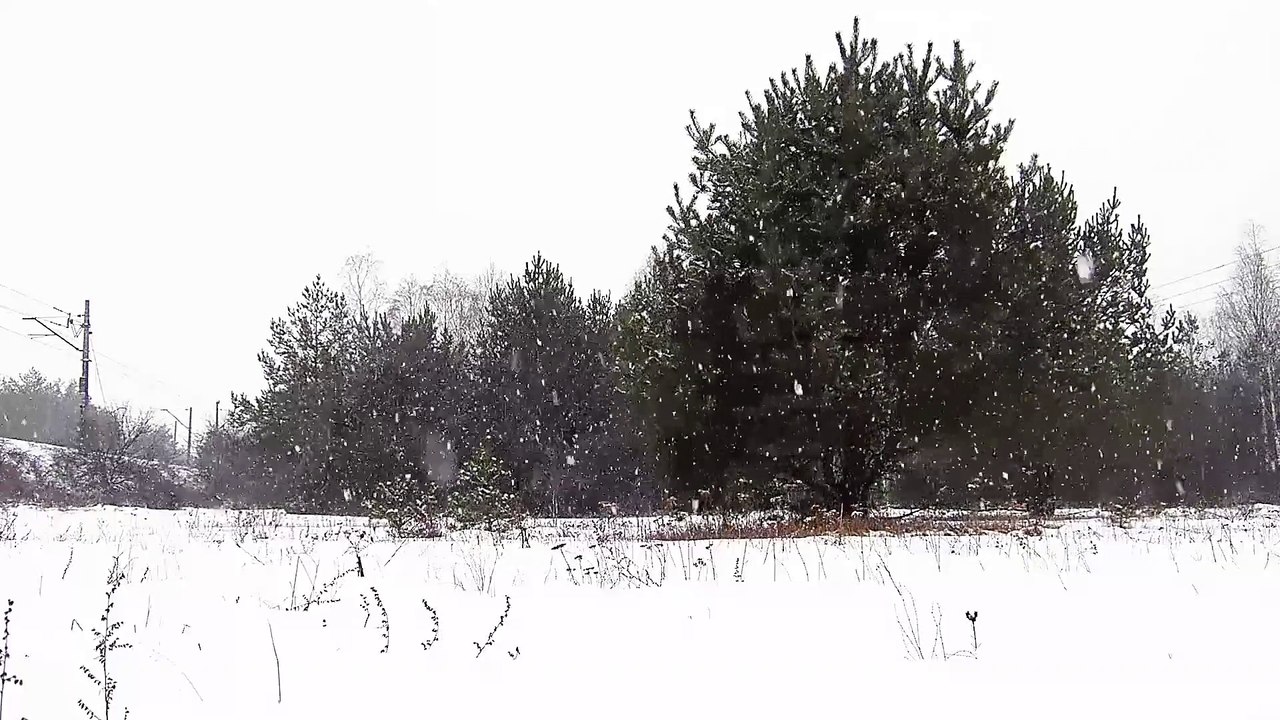 Snowing