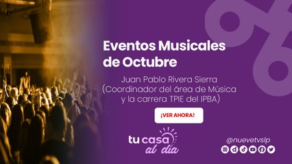 Eventos Musicales de Octubre