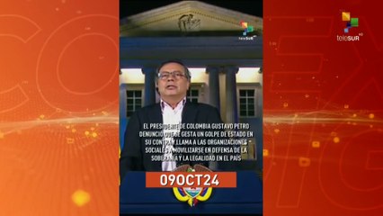 Conexión Digital Meridiana 09-10: Gobierno colombiano denuncia intento golpista