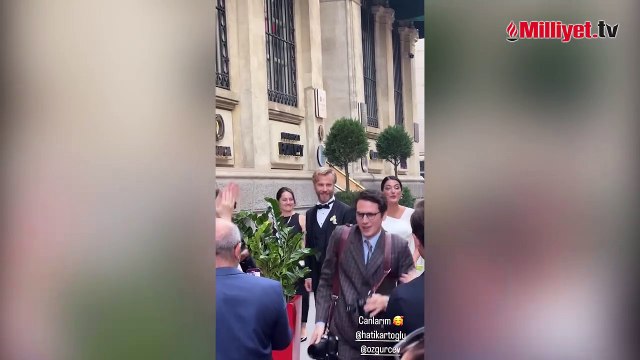 Yabancı Damat dizisinin 'Niko'su Özgür Çevik ve Hatice Kartoğlu evlendi! Düğünden kareler...