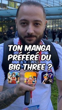 Ton manga préféré du big three ? #manga #anime #onepiece #Naruto #Bleach #BigThree #ParisManga #Quiz