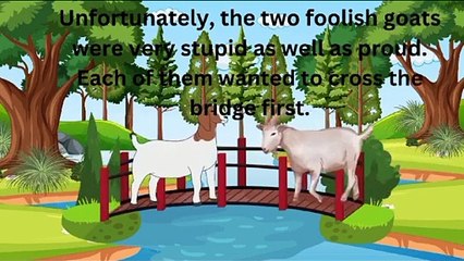 Short Moral Story   Two Silly Goats   A 3D English Story for Children   #bedtimestoriesinenglish #minicartoontv