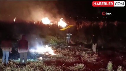 Yüksekova'da Nehil Sazlığı Yangını Kontrol Altına Alındı