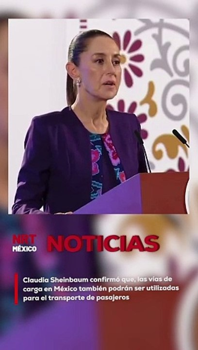 La presidenta Claudia Sheinbaum confirmó que, constitucionalmente, las vías de carga en México también podrán ser utilizadas para el transporte de pasajeros. Refuerza el compromiso del gobierno federal por aprovechar la infraestructura ferroviaria existen