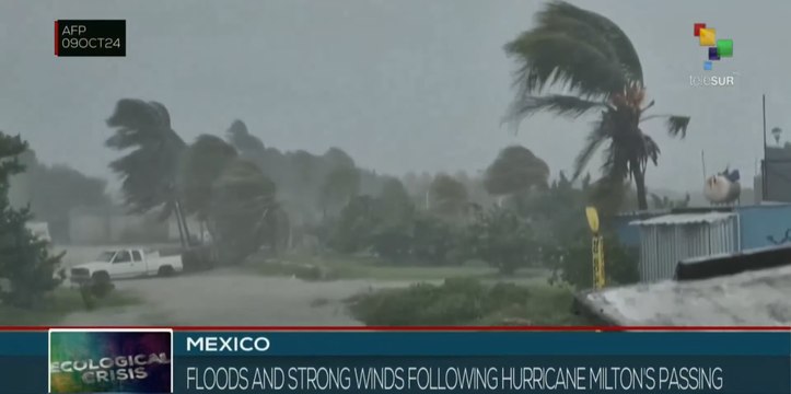 Florida residents evacuate as Hurricane Milton passes