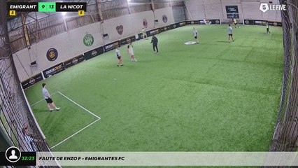 Faute de Enzo F - EMIGRANTES FC