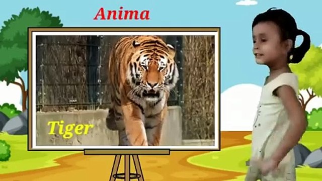 Animal video For kids Cow, Dog, Cat, Horse, Deer, Zebra __ Learn Animals Name in English __ #Cow __