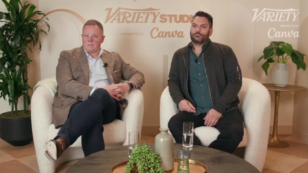 NBCUniversal's Jamie Cutburth and Canva's Frank...
