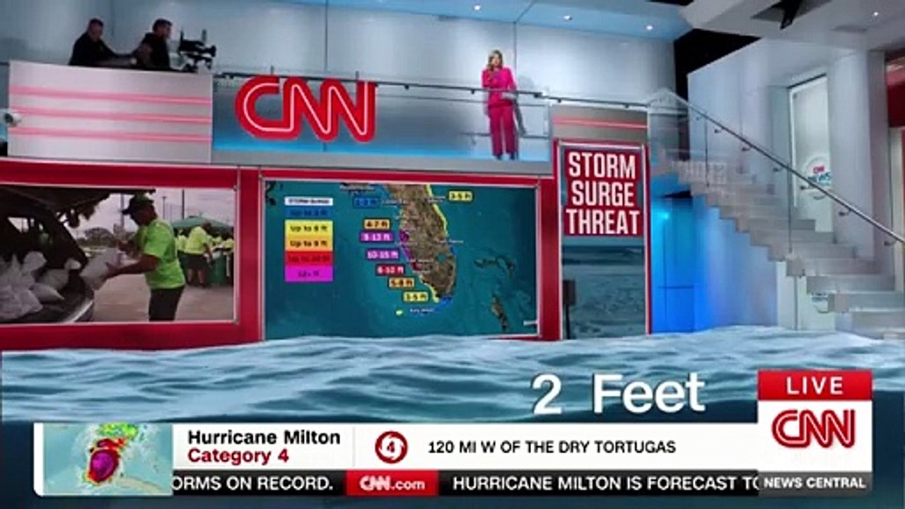 Milton's storm surge could reach record-breaking levels. Here's what that looks like