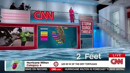 Milton's storm surge could reach record-breaking levels. Here's what that looks like