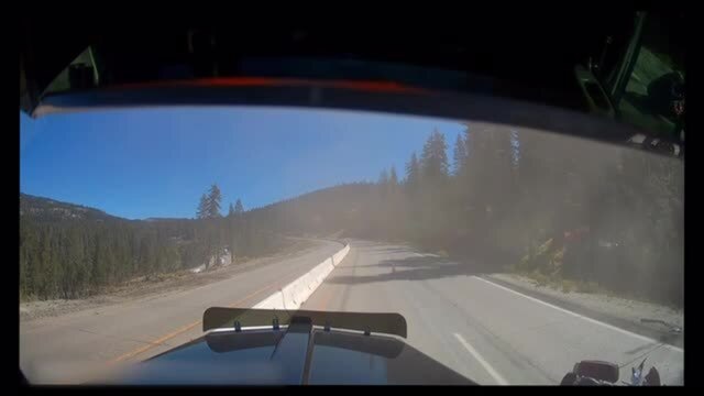 Couple in Truck Stops to Help Fallen Bike Riders